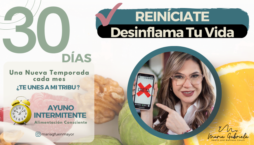 Plan antiinflatorio y Alimentación Paleo